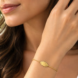 Bracciale Alloro-Successo foglia piccola in Ag925 in tre diversi colori TKNA3002