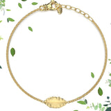 Bracciale Alloro-Successo foglia piccola in Ag925 in tre diversi colori TKNA3002 - TIKA Gioielli Shop