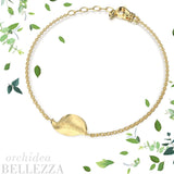 Bracciale Orchidea-Bellezza foglia piccola in Ag925 in tre diversi colori TKNA3001 - TIKA Gioielli Shop