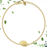 Bracciale Orchidea-Bellezza foglia piccola in Ag925 in tre diversi colori TKNA3001 - TIKA Gioielli Shop