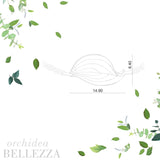 Bracciale Orchidea-Bellezza foglia piccola in Ag925 in tre diversi colori TKNA3001 - TIKA Gioielli Shop