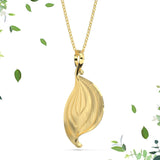 Collana foglia media Orchidea-Bellezza in Ag925 in tre varianti di colore TKNA8001+ - TIKA Gioielli Shop