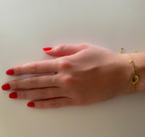 Bracciale Orchidea-Bellezza foglia piccola in Ag925 in tre diversi colori TKNA3001 - TIKA Gioielli Shop