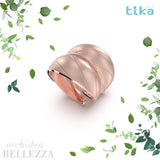 Anello foglia grande Orchidea-Bellezza in Ag925 in quattro varianti di colore TKNA2001+ - TIKA Gioielli Shop