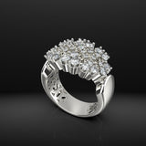 Anello in ag925 con zirconi bianchi cod.TKCO3024+B013013 - TIKA Gioielli Shop