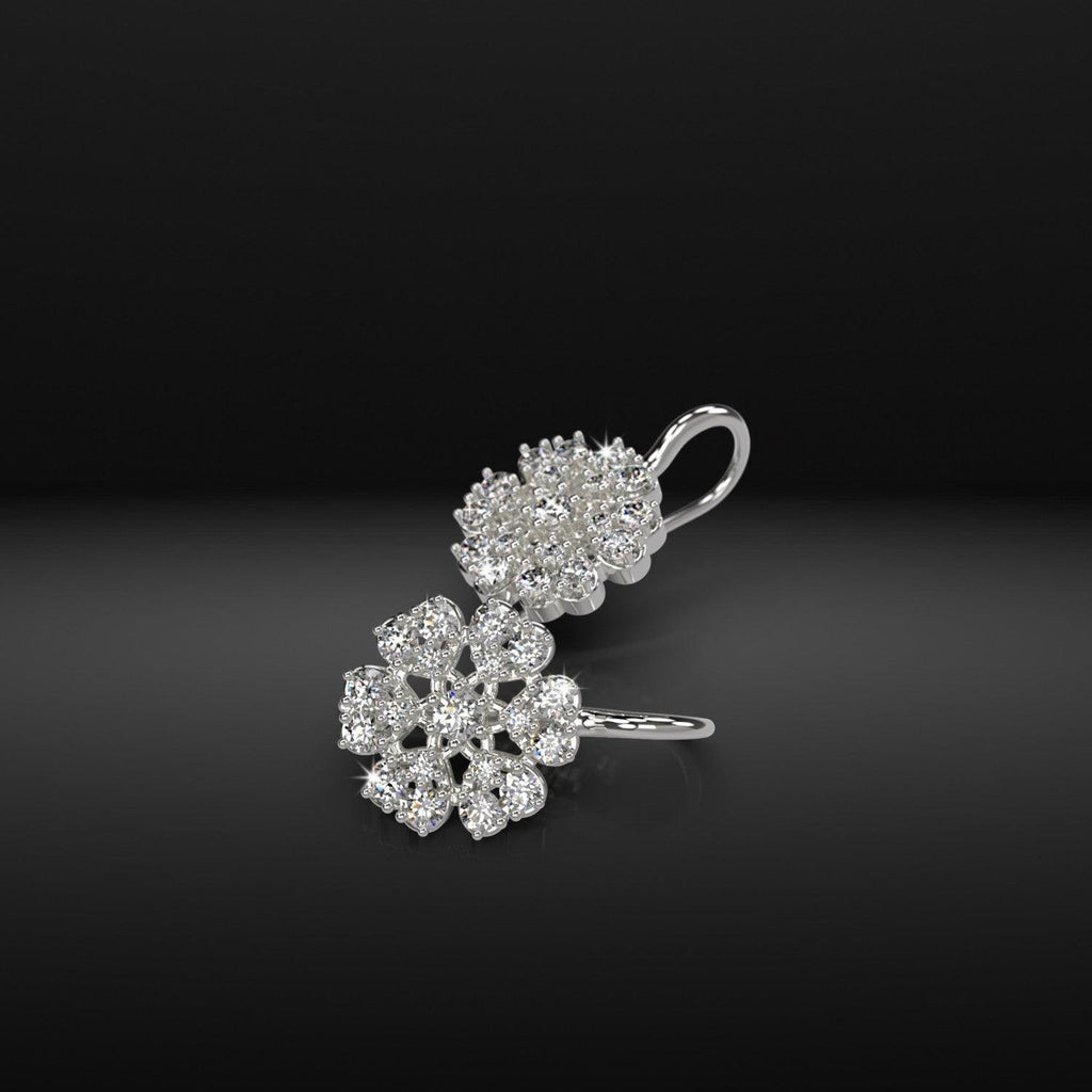 B catcher coppia di orecchini da donna in argento zirconi nuovo o usato B catcher coppia di orecchini da donna in argento zirconi nuovo o usato
