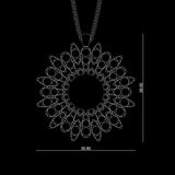 Collana in ag925 con cubic zirconia bianchi cod.TKCO9021+B013013 - TIKA Gioielli Shop