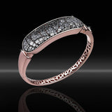 Bracciale in Ag925 bicolore placcato oro rose TKCO2033 - TIKA Gioielli