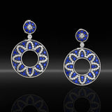 Orecchini in Ag925 bicolore rodio/rutenio TKCO6029+ - TIKA Gioielli