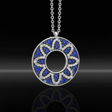 Collana in Ag925 bicolore rodio/rutenio TKCO9029+ - TIKA Gioielli