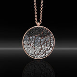 Collana in Ag925 bicolore placcato oro rose TKCO9033+ - TIKA Gioielli