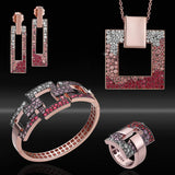 Collana in Ag925 bicolore placcato oro rose TKCO9038+ - TIKA Gioielli