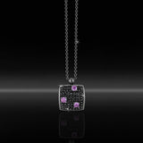 Collana in Ag925 con cubic zirconia in tre varianti di colore TKMO0917 - TIKA Gioielli Shop