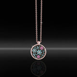 Collana in Ag925 con cubic zirconia colorati in tre varianti TKMO9018 - TIKA Gioielli Shop