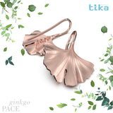 Orecchini foglia media Ginkgo-Pace in Ag925 in tre varianti di colore TKNA4005+ - TIKA Gioielli Shop
