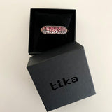 Bracciale in Ag925 bicolore placcato oro rose TKCO2033 - TIKA Gioielli Shop