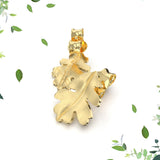 Orecchini foglia piccola QUERCIA-forza in Ag925 in tre varianti di colore TKNA4003 - TIKA Gioielli Shop