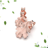 Orecchini foglia piccola QUERCIA-forza in Ag925 in tre varianti di colore TKNA4003 - TIKA Gioielli Shop