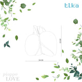 Anello foglia grande Pioppo-Love in Ag925 in tre varianti di colore TKNA2007+ - TIKA Gioielli Shop