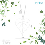 Collana foglia grande Pioppo-Love in Ag925 in tre varianti TKNA9007+ - TIKA Gioielli Shop