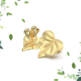 Orecchini foglia piccola PIOPPO-Love in Ag925 in tre varianti di colore TKNA4003 - TIKA Gioielli Shop