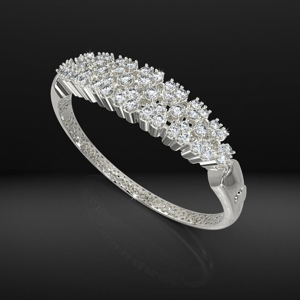 Bracciale in Ag925 con cubic zirconia bianchi cod.TKCO2024+B013013