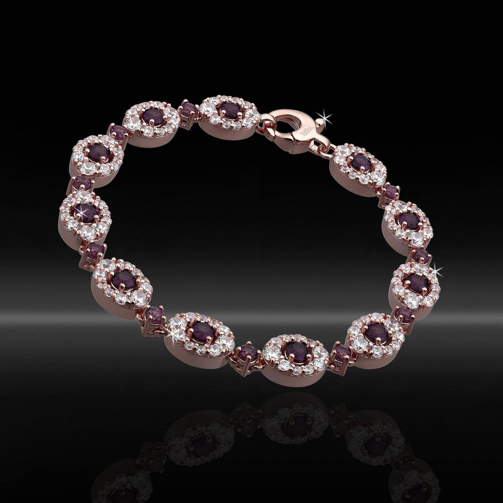 Bracciale in Ag925 placcato oro rose TKCO2031 - TIKA Gioielli