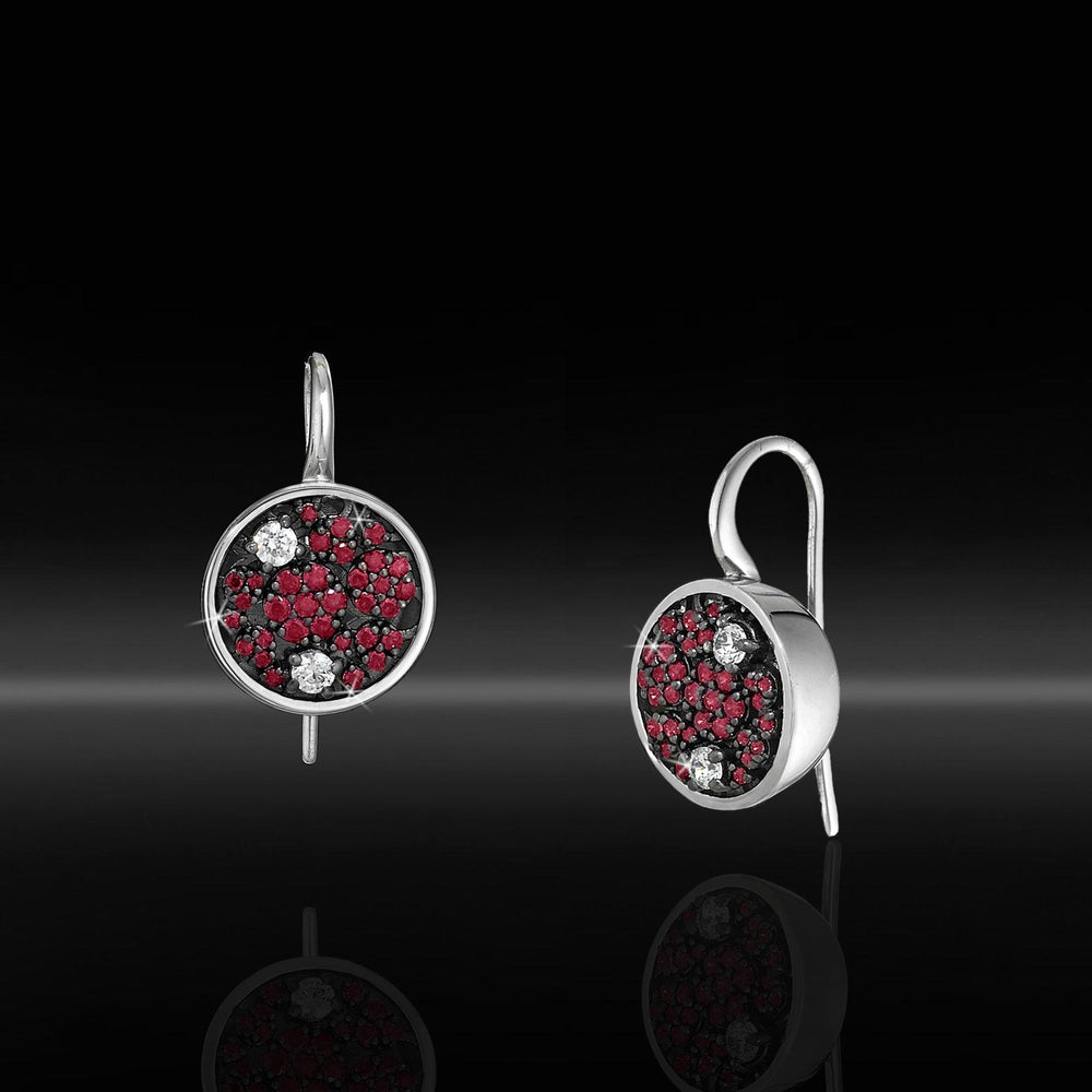 Tuscany Silver Orecchini a perno con cubic zirconia verdi chiari da 4 Tuscany Silver Orecchini a perno con cubic zirconia verdi chiari da 4