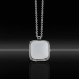 Collana in Ag925 con pietra e cubic zirconia white TKMO9012 - TIKA Gioielli Shop