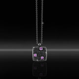 Collana in Ag925 con cubic zirconia in tre varianti di colore TKMO0917 - TIKA Gioielli Shop