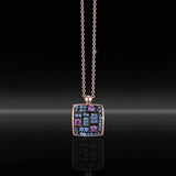 Collana in Ag925 con cubic zirconia in tre varianti di colore TKMO0917 - TIKA Gioielli Shop