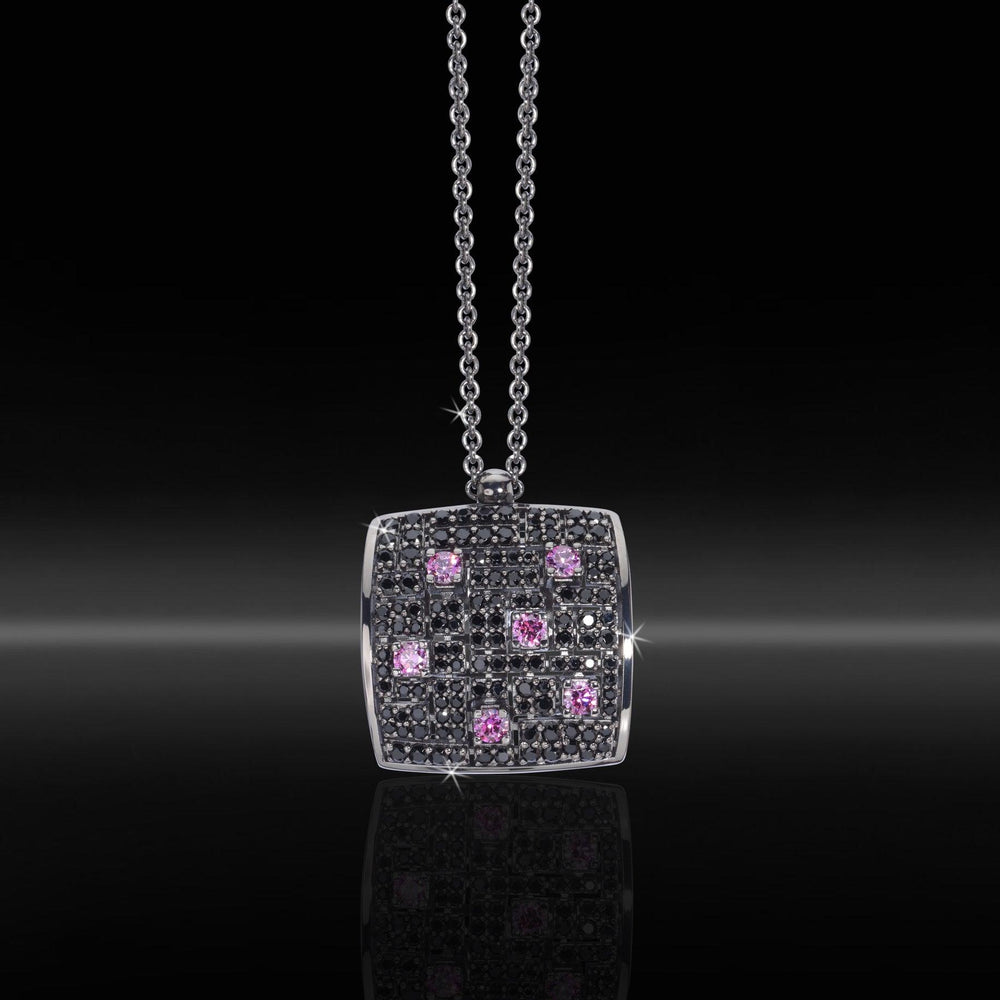 Collana in Ag925 con cubic zirconia in tre varianti di colore TKMO0917+ - TIKA Gioielli Shop