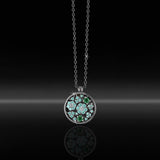 Collana in Ag925 con cubic zirconia colorati in tre varianti TKMO9018 - TIKA Gioielli Shop