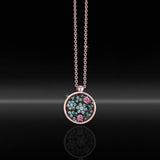 Collana in Ag925 con cubic zirconia colorati in tre varianti TKMO9018 - TIKA Gioielli Shop