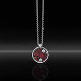 Collana in Ag925 con cubic zirconia colorati in tre varianti TKMO9018 - TIKA Gioielli Shop